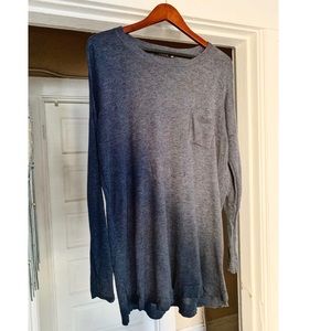 Trouve - Faded Royal Blue Oversized Sweater